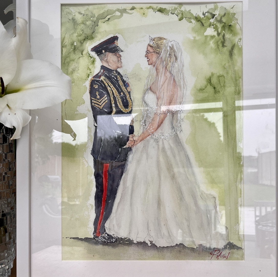 Live Wedding Painter in the UK Live Wedding Painter in the UK
